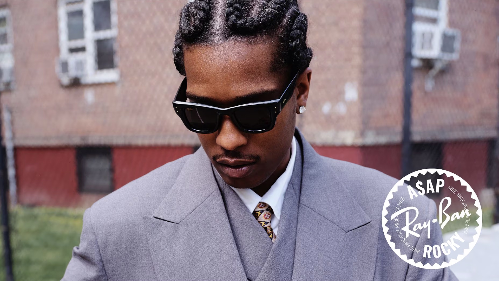 عینک ری بن A$AP Rocky | کمپین Black Out ۲۰۲۵