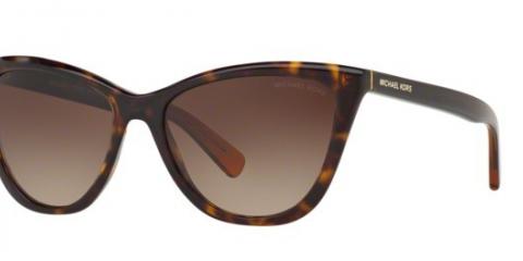 عینک آفتابی مایکل کورس مدل Divya - رنگ قهوه ای - زاویه سه رخ