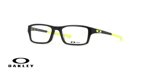 عینک طبی اوکلی - مشکی زرد - ویژه فروش آنلاین - زاویه سه رخ