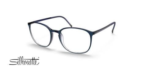 عینک طبی مربعی سیلوئت Silhouette SPX ILLUSION 2935 رنگ آبی -سه رخ