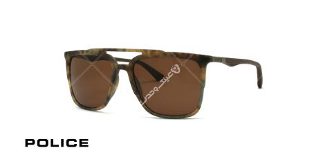 عینک آفتابی پلیس - POLICE SPL 363 -فریم قهوه ای هاوانا- عکاسی وحدت - زاویه سه رخ