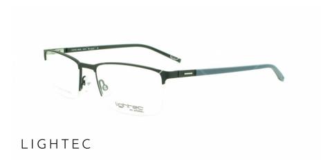 عینک طبی مستطیلی لایتک - وحدت اپتیک - عکس از زاویه سه رخ