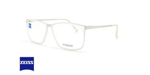 عینک طبی تیتانیومی زایس ZEISS ZS40027 - سفید - عکاسی وحدت - زاویه سه رخ 