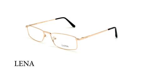 عینک مطالعه لنا - LENA LE449 - طلایی - عکاسی وحدت - زاویه سه رخ 