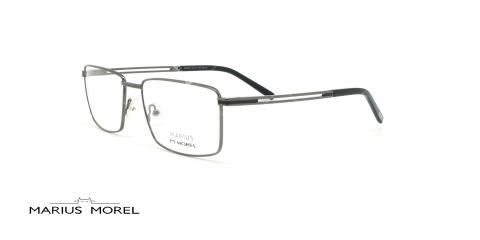 عینک طبی مستطیلی مورل - MARIUS MOREL 50029M - نقره ای -عکاسی وحدت - زاویه سه رخ