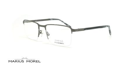 عینک طبی زیرگریف مورل - MARIUS MOREL 50038M -طوسی - عکاسی وحدت - زاویه سه رخ 