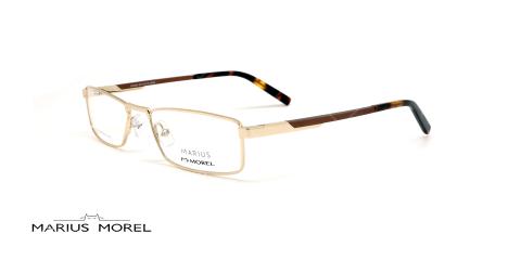 عینک  مطالعه مورل - MARIUS MOREL 50058M -طوسی آبی - طلایی قهوه ای - عکاسی وحدت - زاویه سه رخ