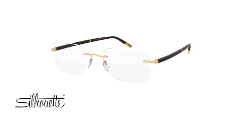 عینک طبی گریف سیلوئت - 5424 Silhouette Gold - طلایی - سه رخ 