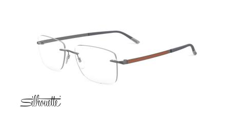 عینک طبی گریف سیلوئت - 5528 Silhouette GOLD -نوک مدادی - عکاسی وحدت - زاویه سه رخ 