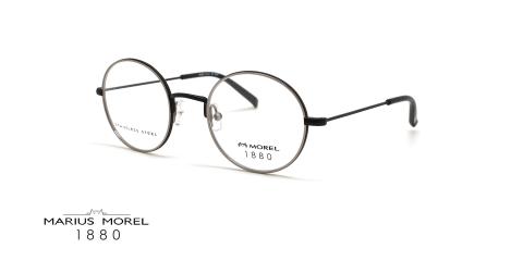 عینک طبی گرد ماریوس مورل 1880 - MARIUS MOREL 60099M - عکس از زاویه سه رخ