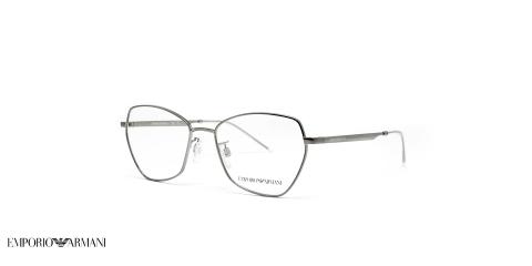 عینک طبی امپریو آرمانی فلزی پروانه ای نقره ای  - عکاسی وحدت -  عکس از زاویه سه رخ