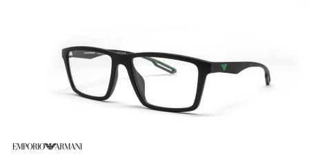 عینک طبی رویه دار برند امپربو آرمانی EA4189U رنگ مشکی - عکس از زاویه سه رخ