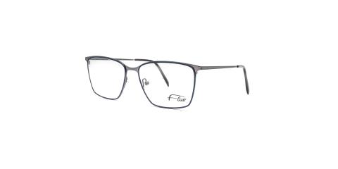 عینک طبی فلزی نوک مدادی فلر - عکاسی وحدت - زاویه سه رخ