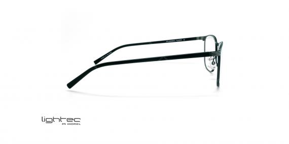 عینک طبی مربعی لایتک -  LIGHTEC 30130L - عکاسی وحدت - مشکی  - عکس زاویه روبرو
