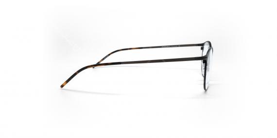 عینک طبی گرد لایتک - Lightec 30168L- عکاسی وحدت - مشکی  - عکس زاویه بقل