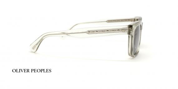 عینک آفتابی کائوچویی الیور پیپلز  - فریم بی رنگ - عدسی دودی - عکس زاویه کنار