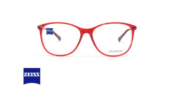 عینک طبی کائوچویی-تیتانیوم زایس ZEISS ZS10011 - قرمز - عکاسی وحدت - زاویه روبرو