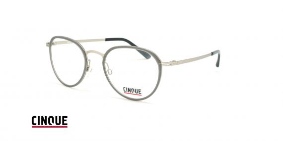 عینک طبی بیضی ویستان VISTAN CINCUE 11018 - طوسی - عکاسی وحدت - زاویه سه رخ 