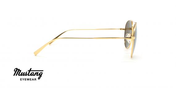 عینک آفتابی خلبانی موستانگ - MUSTANG MU1794 - طلایی - عکاسی وحدت - زاویه کنار 