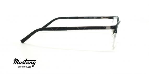 عینک طبی زیرگریف موستانگ - MUSTANG MU6741 - مشکی - عکاسی وحدت - زاویه کنار