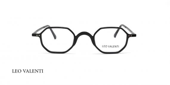 عینک طبی کائوچویی چند ضلعی لئوولنتی - LEO VALENTI LV542- عکاسی وحدت - عکس زاویه روبرو
