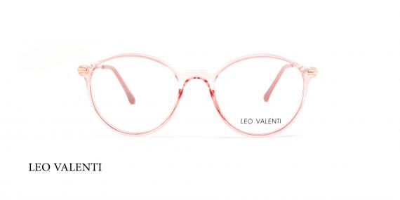 عینک طبی کائوچویی گرد لئوولنتی - LEO VALENTI LV559 - عکاسی وحدت - عکس زاویه روبرو