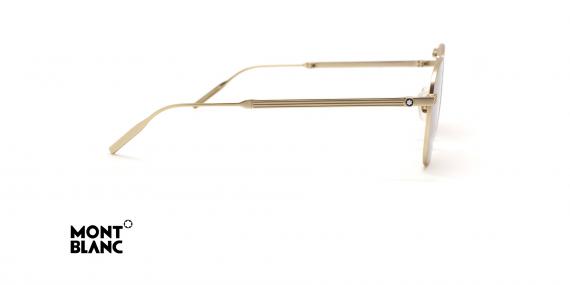 عینک آفتابی تاشو مون بلان - مدل خلبانی - جنس تیتانیوم - رنگ عدسی قهوه ای 