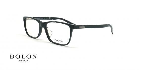 عینک طبی مستطیلی بولون - BOLON BJ1211 - مشکی - عکاسی وحدت - زاویه سه رخ 