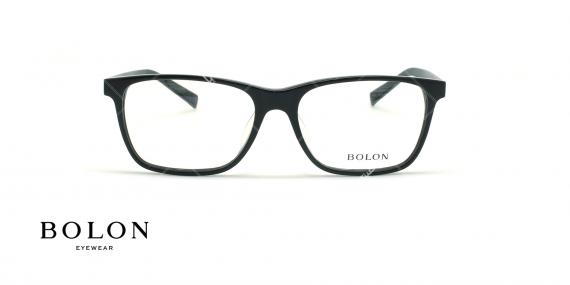 عینک طبی مستطیلی بولون - BOLON BJ1211 - مشکی - عکاسی وحدت - زاویه روبرو