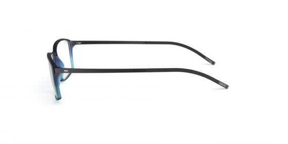 عینک طبی مستطیلی سیلوئت -2893 Silhouette SPX - مشکی آبی - عکاسی وحدت - زاویه کنار