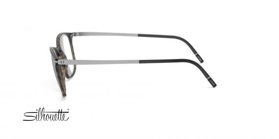 عینک طبی کائوچویی سیلوئت -2920 Silhouette SPX - طوسی هاوانا - عکاسی وحدت - زاویه کنار