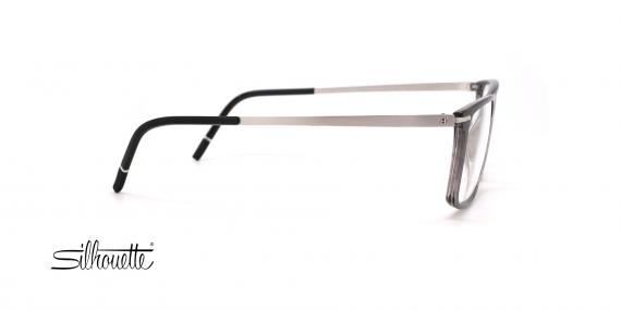 عینک طبی کائوچویی سیلوئت - spx2921 - رنگ فریم طوسی - عکس زاویه کنار