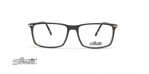 عینک طبی کائوچویی سیلوئت - spx2921 - رنگ فریم طوسی - عکس زاویه روبرو