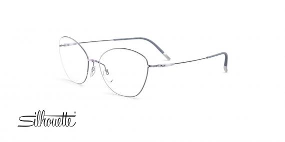 عینک طبی گربه ای سیلوئت - Silhouette 4554 - عکاسی وحدت - عکس زاویه سه رخ