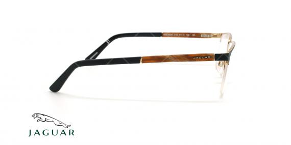 عینک طبی زیرگریف جگوار JAGUAR 33089 - مشکی طلایی - عکاسی وحدت - زاویه کنار