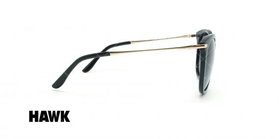 عینک آفتابی پلاریزه هاوک - HAWK POLARIZED HW1635 - مشکی - عکاسی وحدت - زاویه کنار