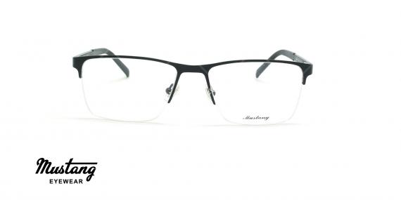 عینک طبی زیرگریف موستانگ - MUSTANG MU6741 - مشکی - عکاسی وحدت - زاویه روبرو