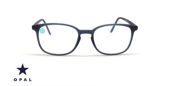 عینک کامپیوتر آماده اپال - مستطیل شکل - رنگ آبی سورمه ای - عکس زاویه روبرو