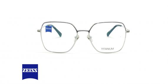 عینک طبی تیتانیومی زایس ZEISS ZS30021 - نقره ای - عکاسی وحدت - زاویه روبرو