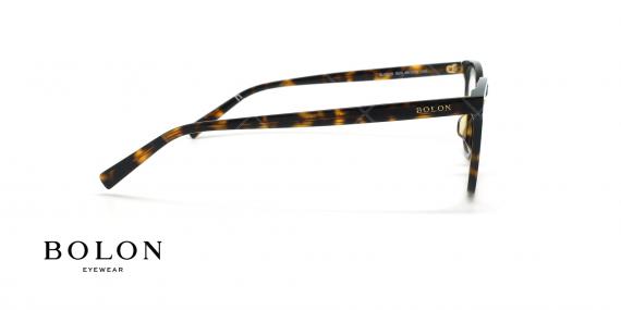 عینک طبی مربعی بولون - BOLON BJ3016 - قهوه ای هاوانا - عکاسی وحدت - زاویه کنار 