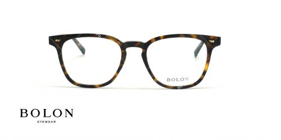 عینک طبی مربعی بولون - BOLON BJ3016 - قهوه ای هاوانا - عکاسی وحدت - زاویه روبرو