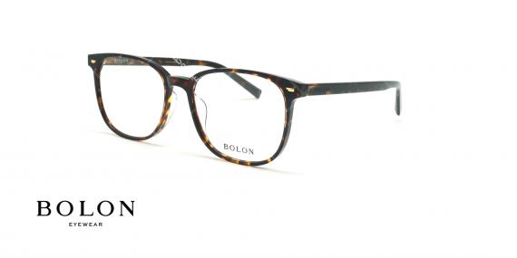 عینک طبی مربعی بولون - BOLON BJ3051 - قهوه ای هاوانا - عکاسی وحدت - زاویه سه رخ 