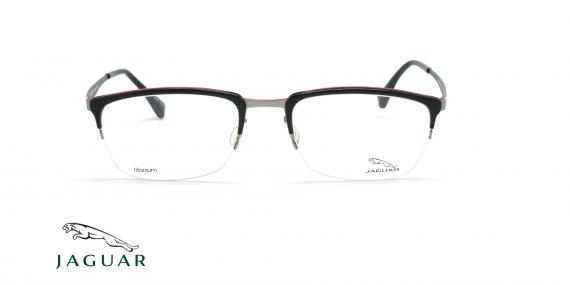 عینک طبی زیرگریف جگوار JAGUAR 39511 - مشکی - عکاسی وحدت - زاویه روبرو