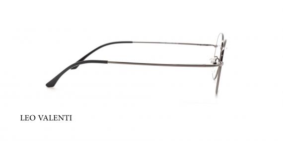 عینک طبی گرد لئو ولنتی - LEOVALENTI LV452 - عکاسی وحدت - عکس زاویه کنار