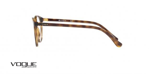 عینک طبی گرد وگ -  VOGUE VO5167 - رنگ قهوه ای هاوانا - عکاسی وحدت - عکس زاویه کتار