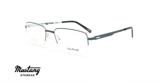 عینک طبی زیرگریف موستانگ - MUSTANG MU6765 - مشکی - عکاسی وحدت - زاویه سه رخ 