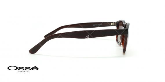 عینک آفتابی مستطیلی اوسه - Osse OS2571 - قهوه ای - عکاسی - زاویه کنار