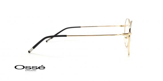 عینک طبی گرد فلزی  - OSSE OS12214 - عکاسی وحدت - عکس از زاویه کنار