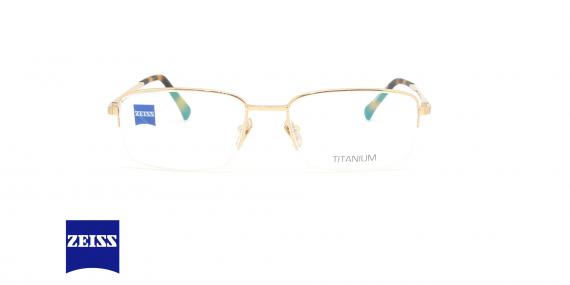 عینک طبی زیرگریف زایس - ZEISS ZS40009 - طلایی - عکاسی وحدت - زاویه روبرو