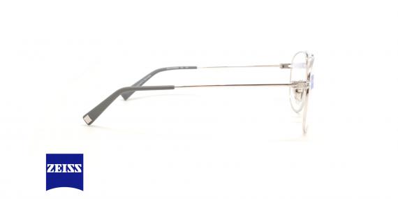 عینک طبی خلبانی زایس ZEISS ZS40023 - رنگ نقره ای - عکاسی وحدت - عکس زاویه کنار